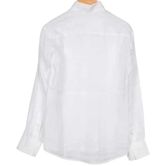 PETER ELLIOT Boys' Linen Button-Up Shirt Size: 10 - Picture 2 of 2